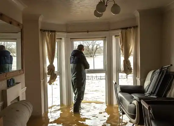 water damage restoration service Hymera